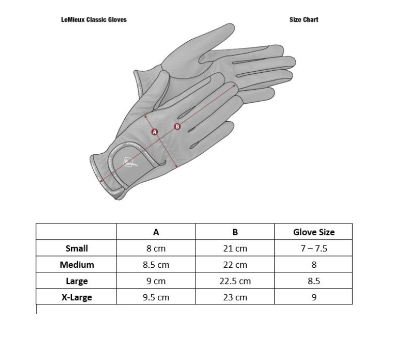 Gants Pro Touch CLASSIQUE de LeMieux