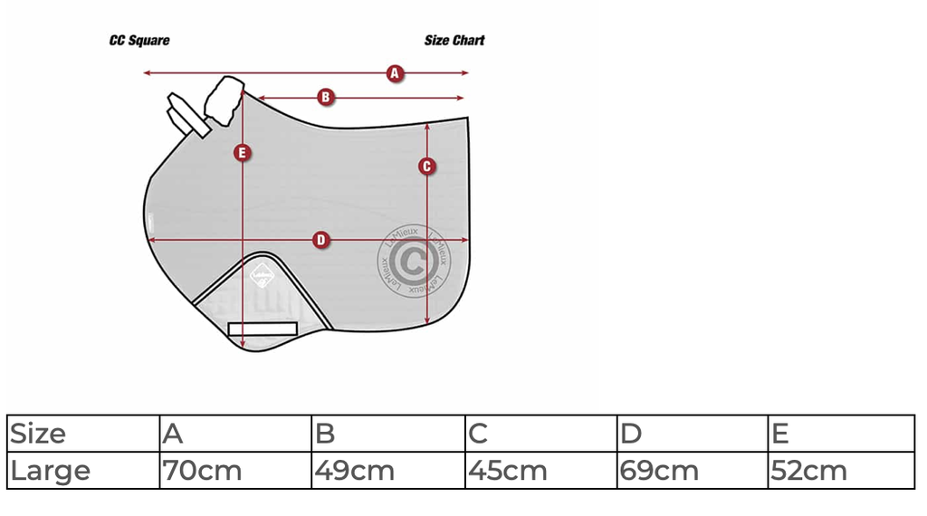 Tapis de selle Jumping avec doublure mouton