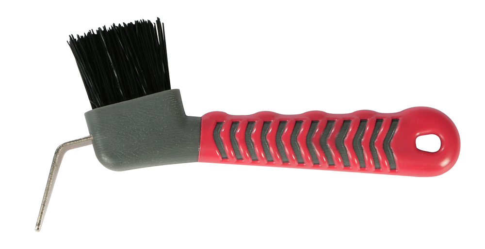 Hoof pick with non slip grip